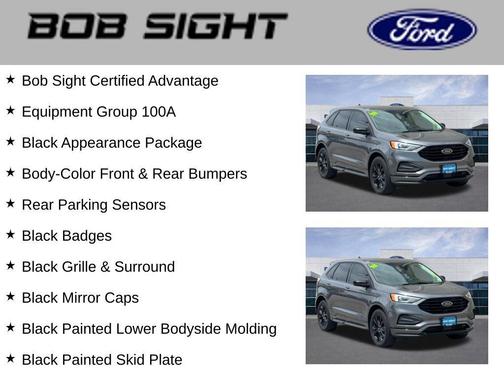 Carbonized Gray Metallic 2022 Ford Edge SE