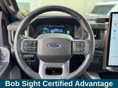 Azure Gray Metallic Tri-Coat 2023 Ford F-150 Lightning LARIAT