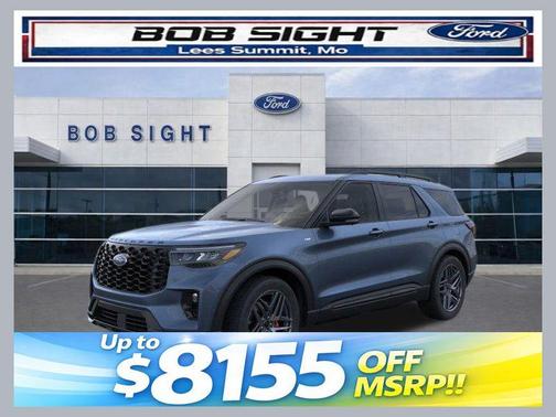 Vapor Blue 2026 Ford Explorer ST-Line