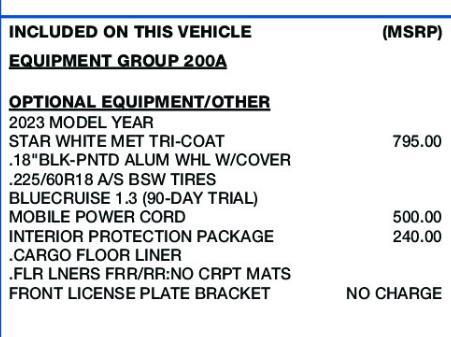 2023 Ford Mustang Mach-E California Route 1