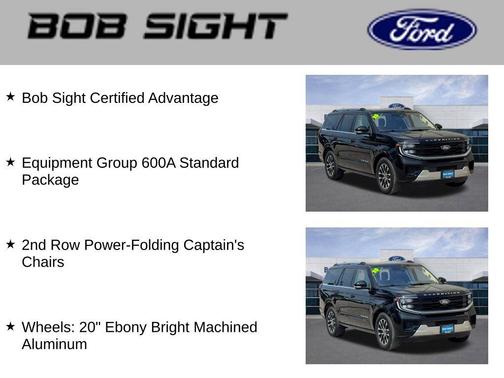 Agate Black Metallic 2025 Ford Expedition Platinum