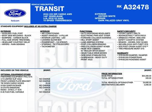 2024 Ford Transit-250 Base