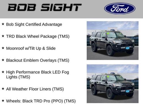 Midnight Black Metallic 2024 Toyota 4Runner SR5 Premium