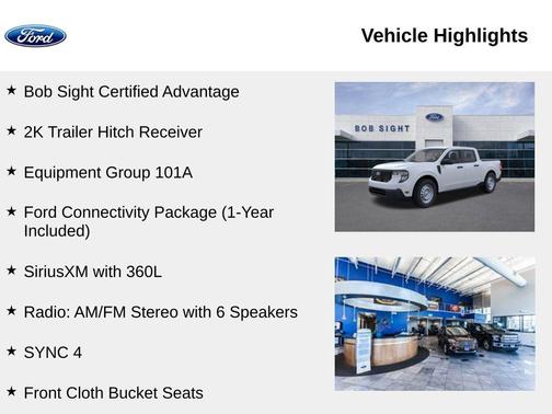 Space White Metallic 2026 Ford Maverick XL