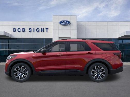 Rapid Red Metallic Tinted Clearcoat 2026 Ford Explorer ST-Line