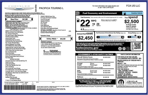2024 Chrysler Pacifica Touring L
