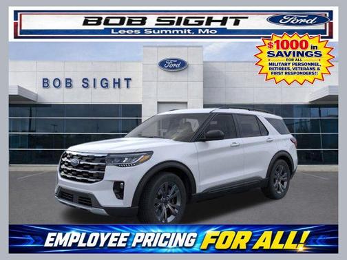 Silver 2026 Ford Explorer Active