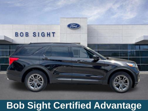 Agate Black Metallic 2024 Ford Explorer XLT