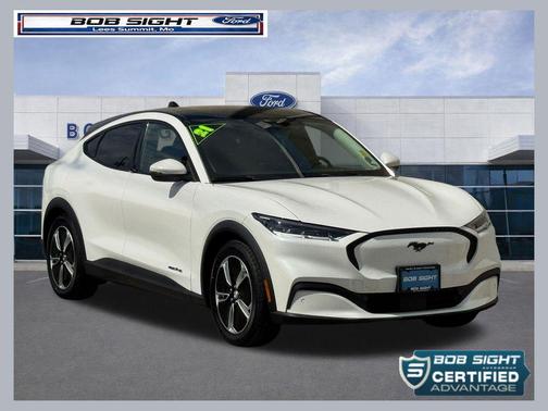 Star White Metallic Tri-Coat 2021 Ford Mustang Mach-E Select