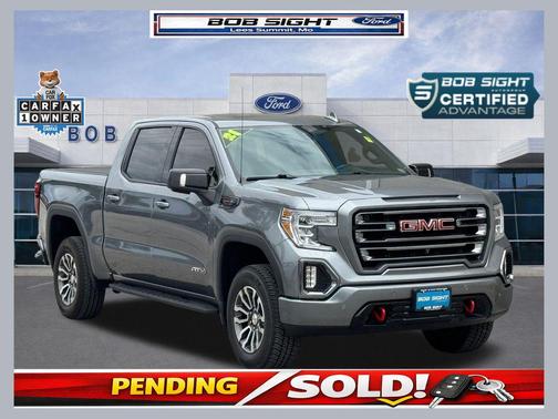 Satin Steel Metallic 2021 GMC Sierra 1500 AT4