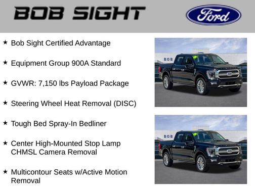 Agate Black Metallic 2023 Ford F-150 Limited
