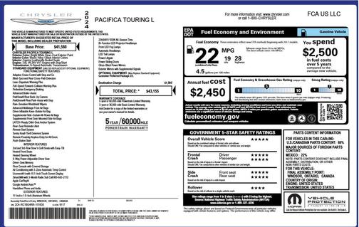 2024 Chrysler Pacifica Touring L