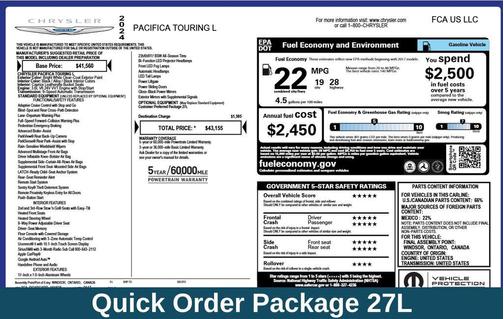 2024 Chrysler Pacifica Touring L