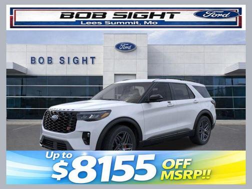 Space White Metallic 2026 Ford Explorer ST