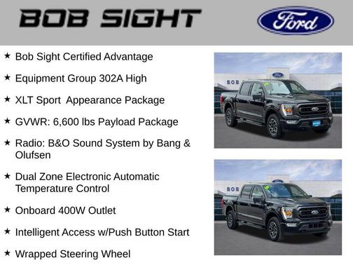 Agate Black Metallic 2023 Ford F-150 XLT