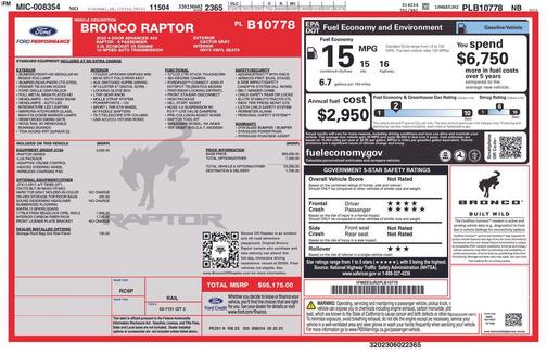 2023 Ford Bronco Raptor