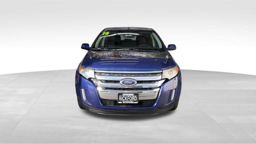 Deep Impact Blue Metallic 2014 Ford Edge Limited