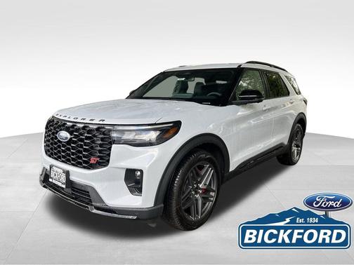 Space White Metallic 2026 Ford Explorer ST