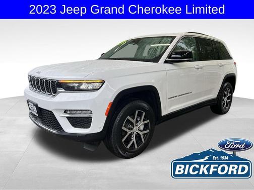 Bright White Clearcoat 2023 Jeep Grand Cherokee Limited