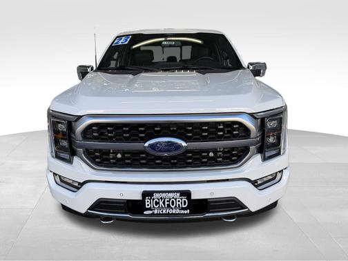 Star White Metallic Tri-Coat 2023 Ford F-150 Platinum