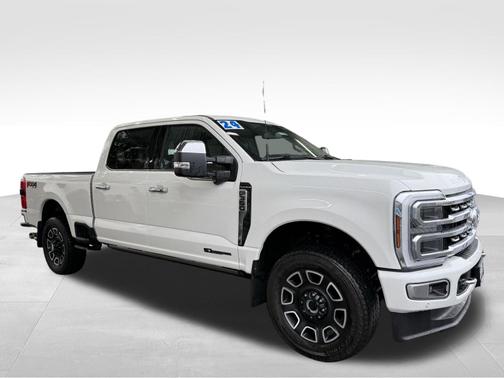 Star White Metallic Tri-Coat 2024 Ford F-350 Platinum
