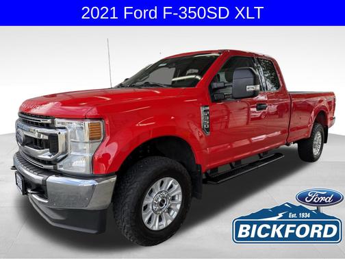 Rapid Red Metallic Tinted Clearcoat 2021 Ford F-350 XLT