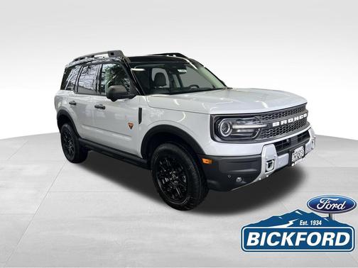 Space White Metallic 2026 Ford Bronco Sport Badlands