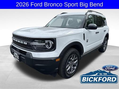 Oxford White 2026 Ford Bronco Sport Big Bend