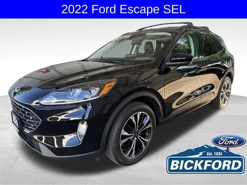 Agate Black Metallic 2022 Ford Escape SEL