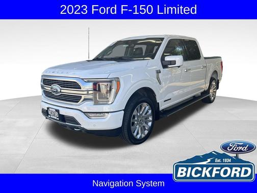 Star White Metallic Tri-Coat 2023 Ford F-150 Limited