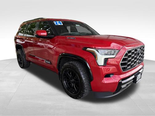 Supersonic Red 2024 Toyota Sequoia Platinum