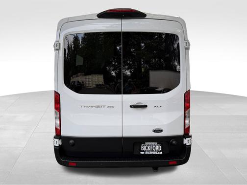 Oxford White 2024 Ford Transit-350 XLT