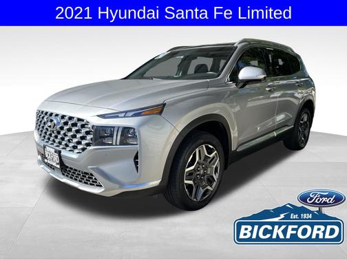 Shimmering Silver Pearl 2021 Hyundai SANTA FE Limited
