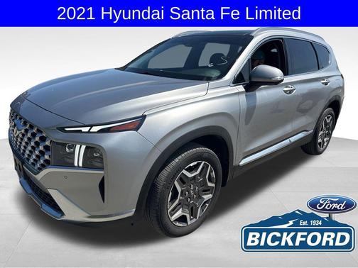 Shimmering Silver 2021 Hyundai SANTA FE Limited