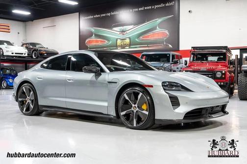 Dolomite Silver Metallic 2020 Porsche Taycan Turbo S Sedan