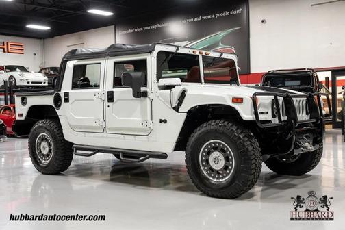 2006 Hummer H1 Alpha Rare Gen 2 All Black Interior Open Top, Low Miles!