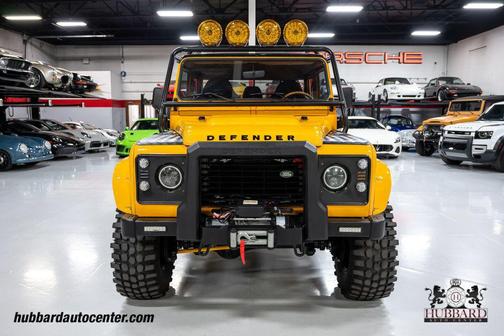 Yellow 1997 Land Rover Defender