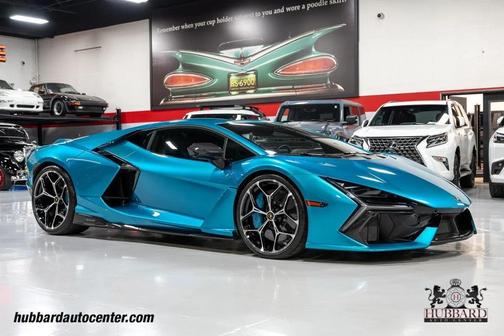 Blu Uranus Metallic 2025 Lamborghini Revuelto Coupe