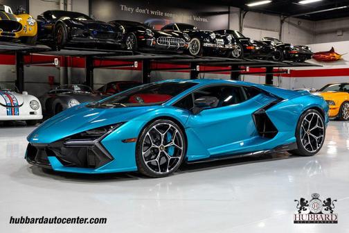 Blu Uranus Metallic 2025 Lamborghini Revuelto Coupe