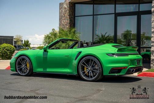 Python Green 2022 Porsche 911 Turbo S