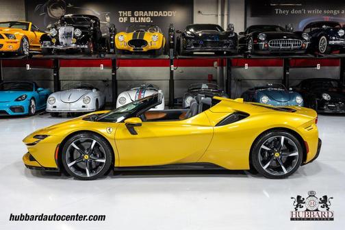 Giallo Montecarlo 2024 Ferrari SF90 Spider Convertible