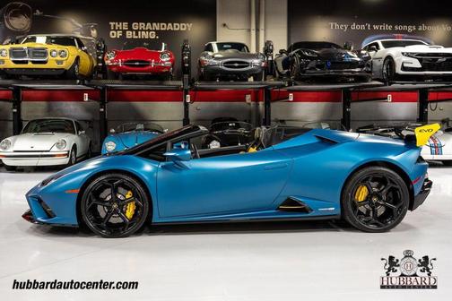 2020 Lamborghini Huracan EVO Rare Blue Mehit Matte Paint, Full Body PPF