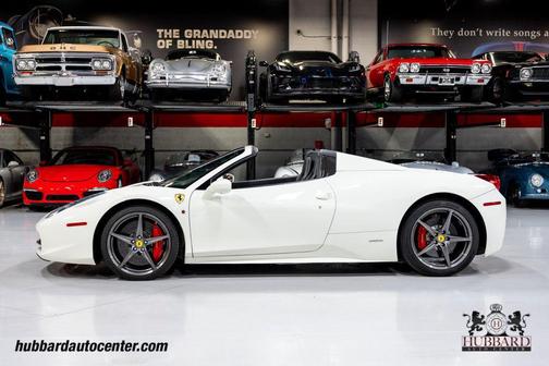 Bianco Avus 2014 Ferrari 458 Spider Base