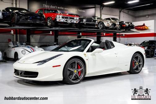 Bianco Avus 2014 Ferrari 458 Spider Base