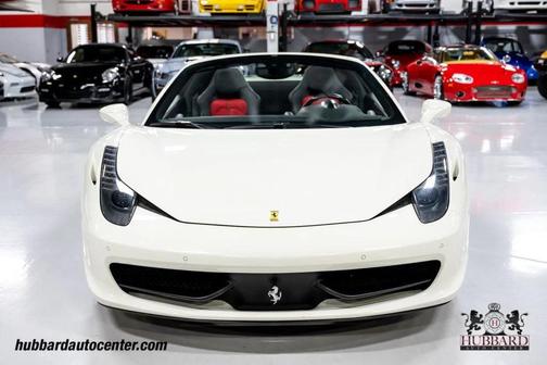 Bianco Avus 2014 Ferrari 458 Spider Base