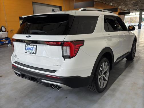 STAR WHITE MET TRI-COAT 2025 Ford Explorer Platinum