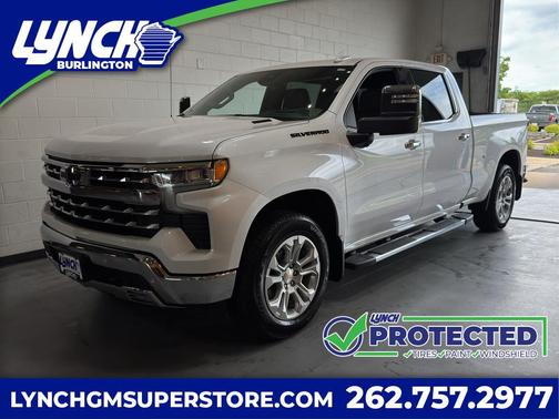 Crystal White Tricoat 2025 Chevrolet Silverado 1500 LTZ