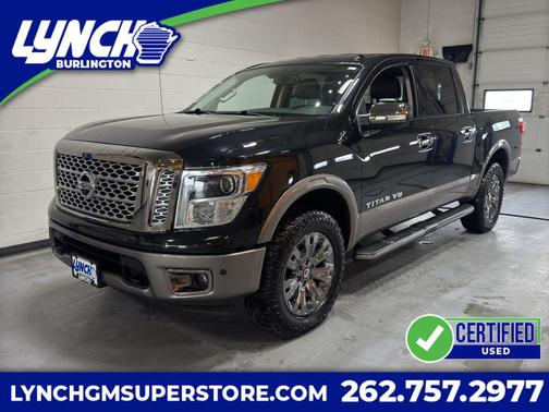 Magnetic Black Metallic 2019 Nissan Titan Platinum Reserve