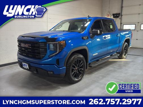 Dynamic Blue Metallic 2024 GMC Sierra 1500 Elevation