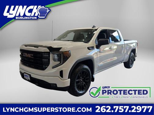 Summit White 2025 GMC Sierra 1500 Elevation